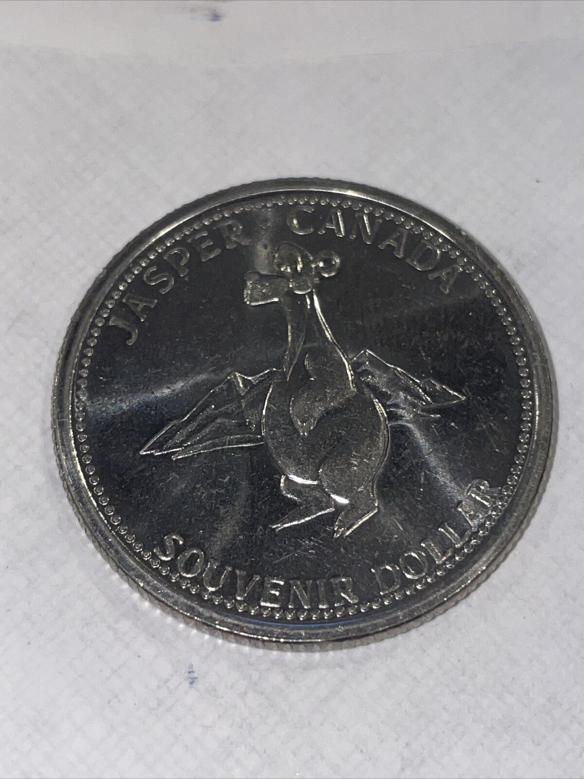 Jasper National Park Canada $1 Souvenir Dollar Coin Goose 1986